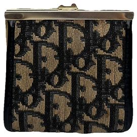 Borsa in cotone nero Dior 30 Montaigne Nero
