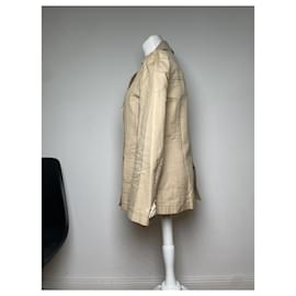 Burberry-BURBERRY Trench coats T.International M Cotton-Beige