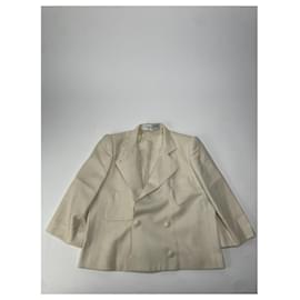 Dior-DIOR Coats T.International M Silk-Beige