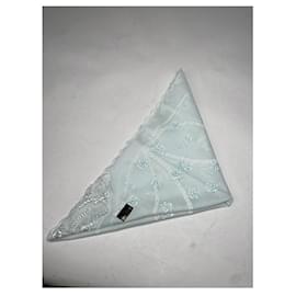 Céline-CELINE Silk handkerchief T.  Silk-White