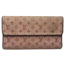 Portafoglio in pelle multicolore Flore di Louis Vuitton Multicolore