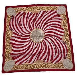 Dior Mitzah ABCDior Red Silk Scarf Red