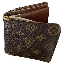Sac en cuir marron Louis Vuitton Marron