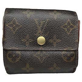 Louis Vuitton Koala Brown Leather Wallet Brown