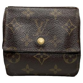 Louis Vuitton Koala Brown Leather Wallet Brown