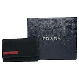 Borsa in poliestere nera Prada Nero