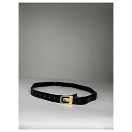 Céline-CELINE Belts T.cm 100 Leather-Black