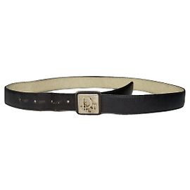 Cinto de couro marrom Dior D-Fence Marrom