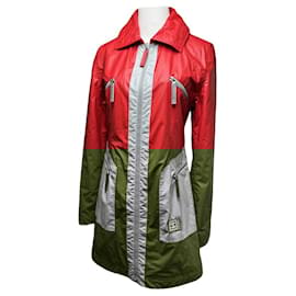 Chanel-CHANEL Trench coats T.International M Polyester-Red