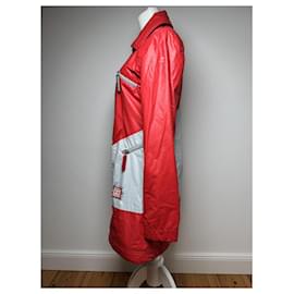 Chanel-CHANEL Trench coats T.International M Polyester-Red