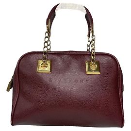 Givenchy Kenny Purple Leather Handbag Purple