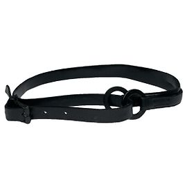 Gucci schwarze Leder-Gürtel Schwarz