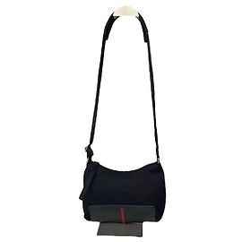 Sac à main en polyester noir Prada Noir