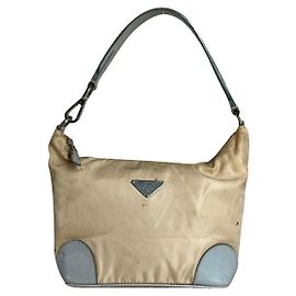 Prada Re-Edition 2005 Zip Blue Polyester Handbag Blue