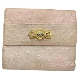 Versace kleine Tasche aus pinkem Leder Pink