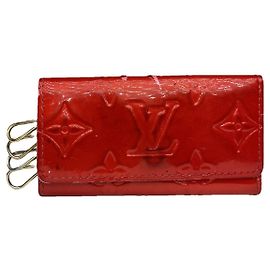 Bolsa de couro patente vermelho Lockme da Louis Vuitton Vermelho