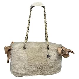 Autre Marque-SAMANTHA THAVASA Handbags T.  Faux fur-White