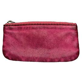 Bolsa de couro rosa Loewe Rosa