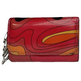 Bolsa de couro multicolorida Emilio Pucci Multicor