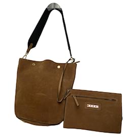 Marni Brown Leather Handbag Brown