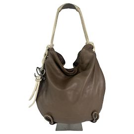 Bolsa de couro marrom Loewe Flamenco Marrom