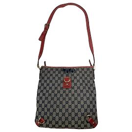 Bolso de mano de algodón negro Gucci Jackie Vintage Negro