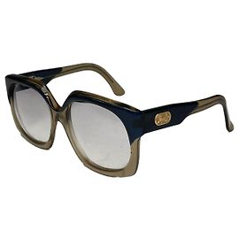 Céline Occhiali da sole in plastica nera Celine Nero