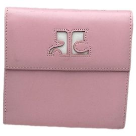 Courreges Courrèges Pink Leather Wallet Pink