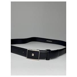 Yves Saint Laurent-YVES SAINT LAURENT Belts T.cm 100 Leather-Black