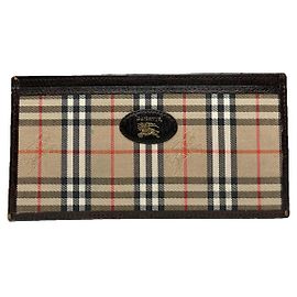 Bolsa de couro bege Burberry Bege