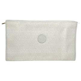 Fendi-FENDI Clutch bags T.  Leather-White