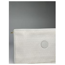 Fendi-FENDI Clutch bags T.  Leather-White