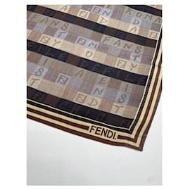 Fendi-FENDI Scarves T.  Silk-Purple