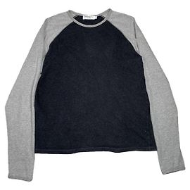 Yves Saint Laurent Schwarze Baumwollstrickwaren und Sweatshirts Schwarz