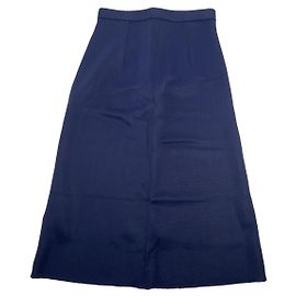 Jupe en viscose marine Dior Bleu Marine