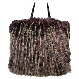 Bolsa de pele marrom Hiroko Koshino Marrom
