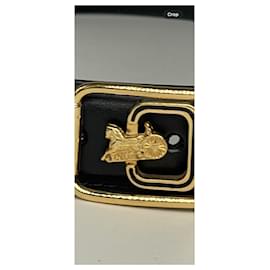 Céline-CELINE Belts T.cm 100 Leather-Black