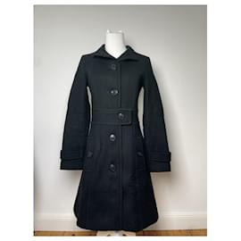 Burberry-BURBERRY Trench coats T.International M Wool-Black