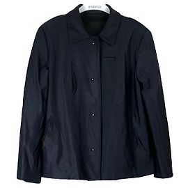 Veste en polyester bleu marine Fendi Bleu Marine