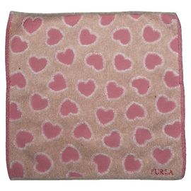 Bufanda de algodón rosa Furla Rosa