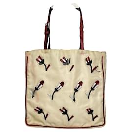 Prada Bibliothèque Multicolour Polyester Handbag Multiple colors