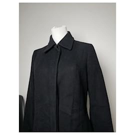 Burberry-BURBERRY Trench coats T.International L Wool-Black