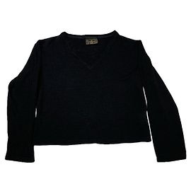 Fendi Black Polyester Knitwear Black