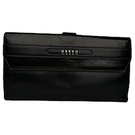 Loewe Black Leather Wallet Black