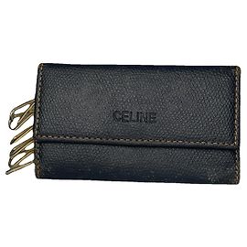 Céline Borsa in pelle navy Celine Blu navy