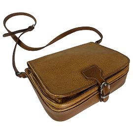 Courreges Bolsa de couro marrom Courrèges Marrom
