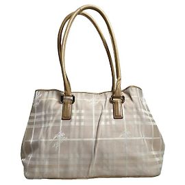 Burberry Brook Beige Leather Handbag Beige