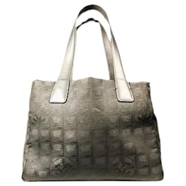 Chanel-CHANEL Handbags T.  Polyester-Silvery