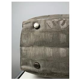 Chanel-CHANEL Handbags T.  Polyester-Silvery