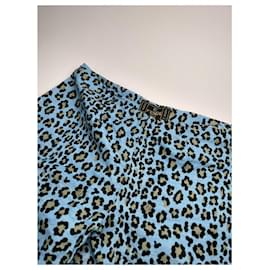 Fendi-FENDI Shorts T.International L Cotton-Blue